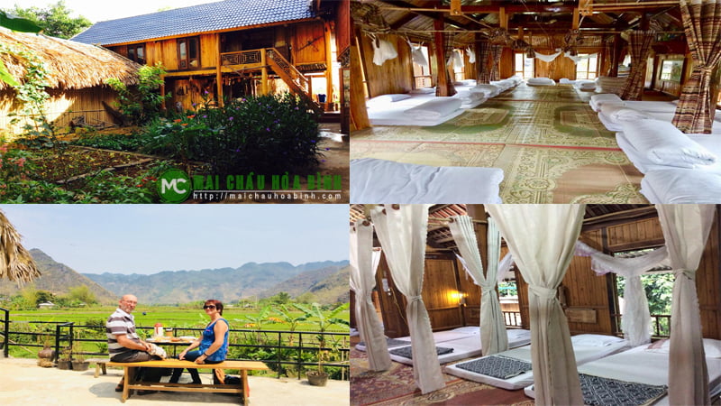 Homestay ở bản lác Mai Châu