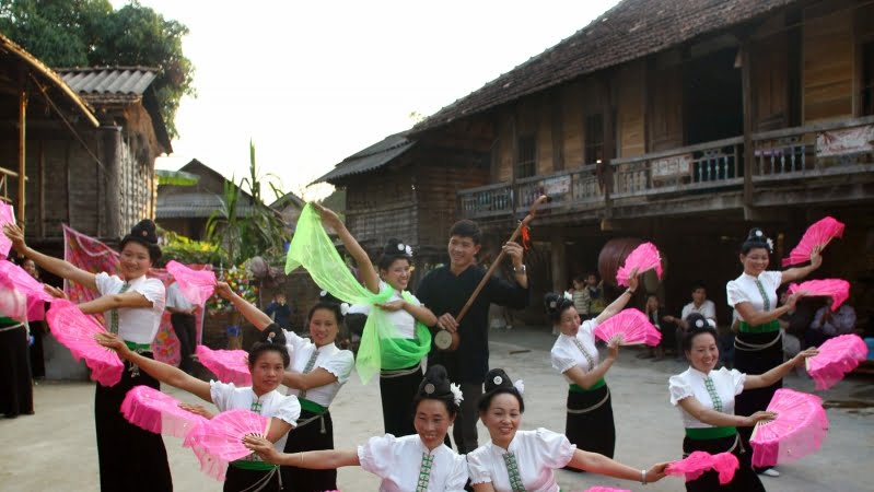 Homestay ở bản lác Mai Châu