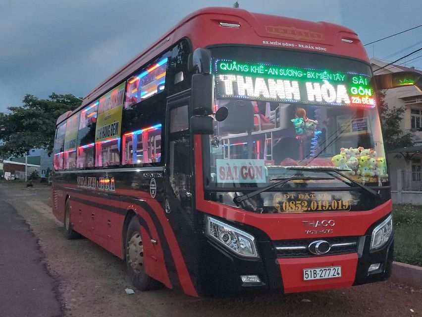 Xe đi tà đùng Đắk Nông từ Tphcm